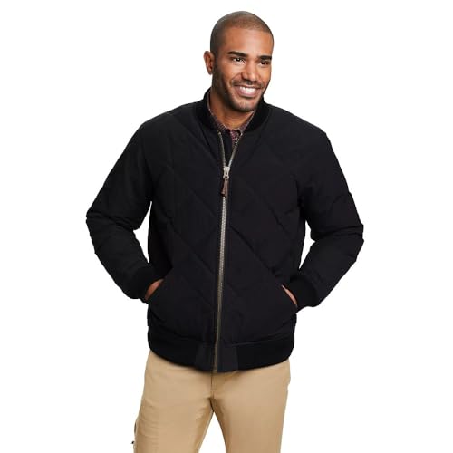 Eddie Bauer Men's Regular Fit 1936 Skyliner Down Jacket, Black, Small