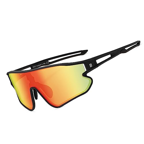 DUCO Sports Polarized Sunglasses for Men Women Running Sunglasses Fishing Cycling Baseball Glasses UV400 Protection DC0023