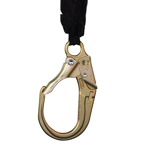 Malta Dynamics Pygmy Hog Web Self Retracting Lifeline – Fall Protection Retractable Safety Lanyard with Connector Kit and Rebar Hook, OSHA Compliant & ANSI Compliant (6 Foot)