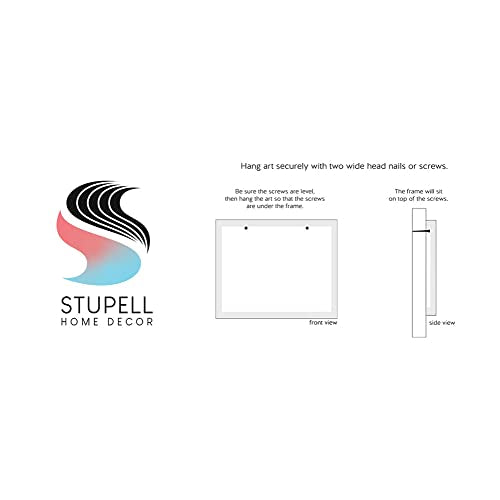 Stupell Industries Cloudy Ocean Bay Shoreline Framed Giclee Art, Design by Tim OToole
