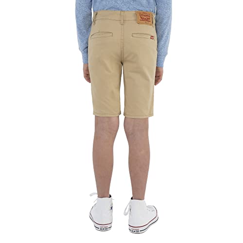 Levi's Boys' Big Straight Fit Chino Shorts, Navy Blazer, 14