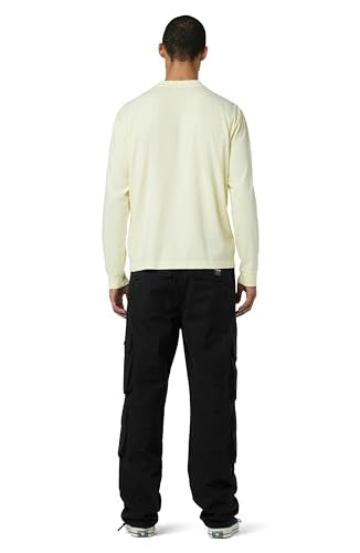 HUDSON Men's Straight Leg Drawcord Cargo Pant, Black