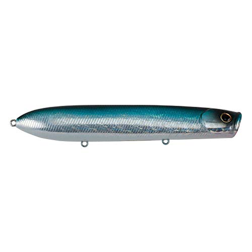 Berkley Cane Walker Topwater Fishing Lure, Blue Bullet, 5/6 oz, 125mm Topwater, Heavy Tail Weight for Long-Distance Casting, Equipped with Fusion19 Hook