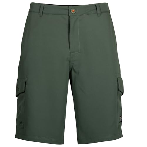 Salt Life La Vida Fishing Boardshorts, Sage Leaf, 28