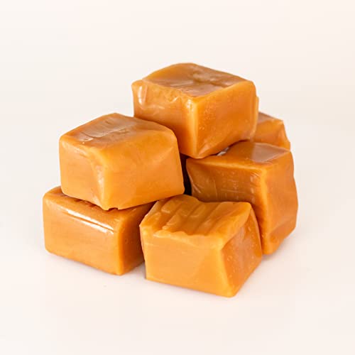 Caramel Cubes Candy - 2 Pound Bulk Pack (About 135 Count) - Classic Creamy Squares - Individually Wrapped