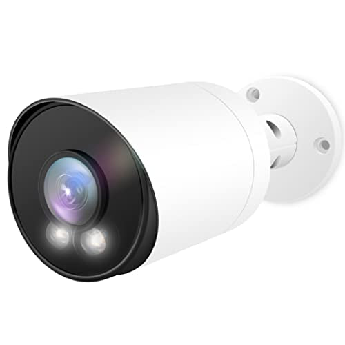 Marquis HD 6MP PoE IP Color vu Bullet Camera 24/7 Color Night SonyStarvis Sensor w/Audio and SD Card Slot IP Security Camera IP67 Weatherproof Wide Angle 2.8mm (SDCard Not Included)