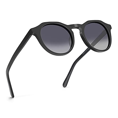 ZENOTTIC Vintage Round Polarized Sunglasses for Men Women UV400 Protection