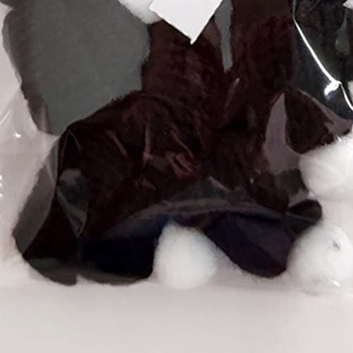 PRETYZOOM Christmas Knitting Hats - Santa Doll Hat, Lollipop Hats, Wine Bottle Hat for DIY Craft Decoration (10pcs, Black)