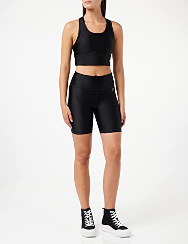 DKNY Women's Full Coverage Boat Neck Sports Bra, Black, X-Small