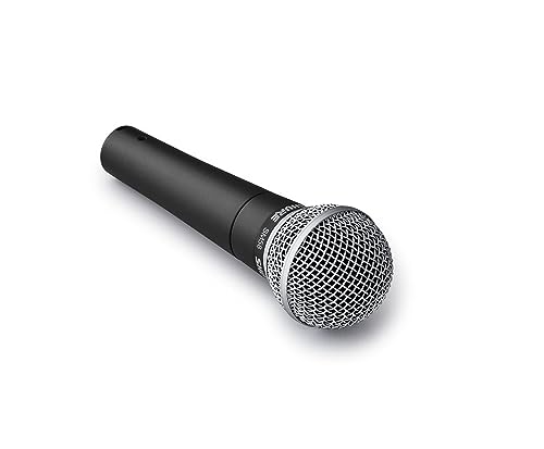 Shure SM58 Pro XLR Dynamic Microphone - Professional Studio & Live Performance Cardioid Mic for Vocals, Podcasting, and Recording, Special Black Edition