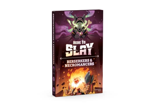 Unstable Games - Here To Slay Base Game - Adventure RPG Dice Rolling Card Game For Teens, Adults - 2-6 Players, Hand Management