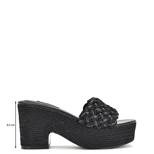 Nine West Women's Roxana Wedge Sandal, Medium Blue 420, 11