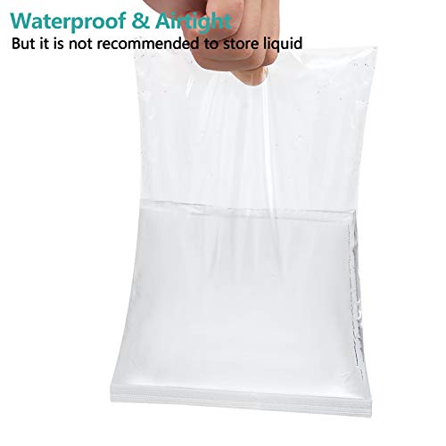 joybest 3 x 4 Inch (1000 Pcs) Clear Plastic Reclosable Zip Poly Bags - Resealable Poly Bags for Jewelry, Seeds, Storage, Organization