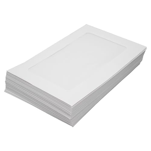 LUXPaper 6 x 9 Full Face Window Envelopes | Bright White | 28lb. Text | 50 Qty