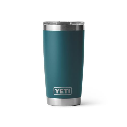 YETI Rambler 20 oz Tumbler, Stainless Steel, Vacuum Insulated with MagSlider Lid, Folds of Honor - Navy