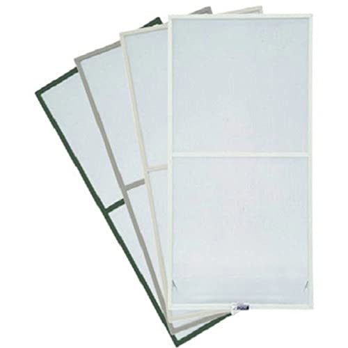 Metro Screenworks Custom Window Screens Fully Assembled and Ready to Install - Window Screen Replacement for House, (Almond) Pre-Framed Mesh Replacement Window Screens, Home, Patio, & More