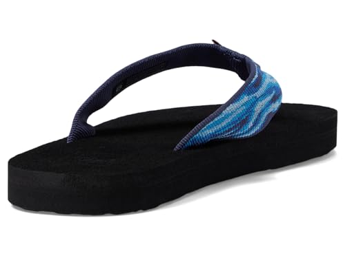 Teva Girls Mush II Sandal, Waves Mood Indigo, 1 Little Kid