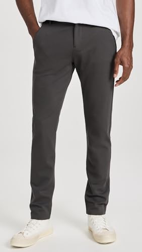 PAIGE Men's Stafford Transcend Knit Trousers, Rocket, Grey, 28
