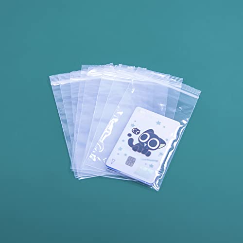 iMailer - 500 Count - 3" x 5" Small Zip Bags - Plastic Zip Poly Bags 2 Mil Baggies with Lock Seal Zipper for Snack, Treats, Party Favors, Photo, Jewelry