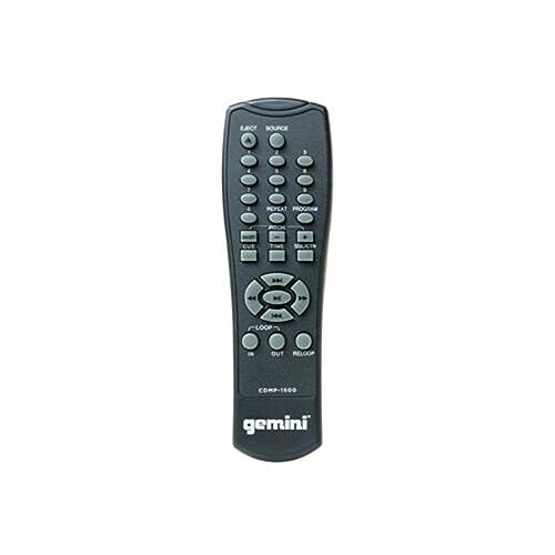 Gemini Sound CDMP-1500 19 Inch Professional/Home Anti Shock Audio Rackmount Single Disc Drive Mountable CD MP3 USB Media Music Player System Input with Remote