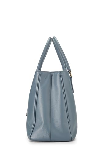 Prada, Pre-Loved Blue Saffiano Executive Tote Medium, Blue