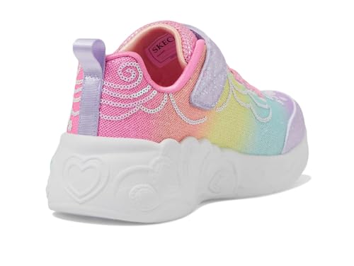 Skechers Kids Princess Wishes Sneaker, Lavender/Multi, 13 US Unisex Little Kid