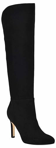 Nine West Women's Sancha Knee High Boot, Dark Bordo 600-WC, 10
