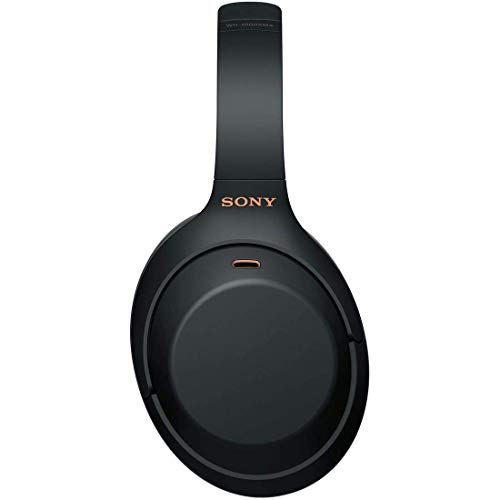 Sony WH1000XM4 Best Premium Wireless Noise Cancelling Headphones - Built-in mic for Calls - Compatible with Alexa - 30hr Battery - Includes Premium Carrying Case, in-Flight Adapter, Aux Cable - Black