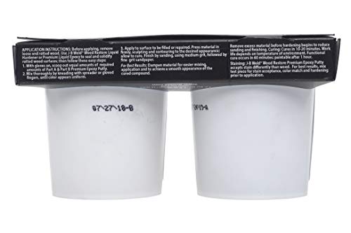 J-B Weld 40006 Wood Restore Premium Epoxy Putty Kit - 32 oz.