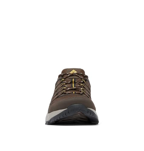 Columbia Men's Strata Trail Low, Cordovan/Golden Yellow, 10