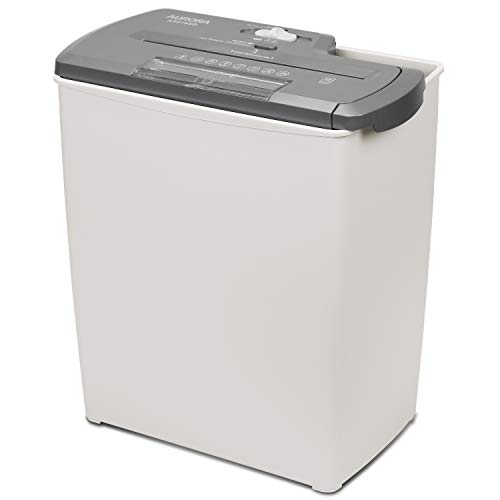 Aurora AS810SD 8-Sheet Strip-Cut Paper, CD and Credit Card Shredder Basket