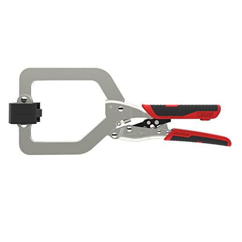 ARMOR TOOL Multi-Purpose C-Clamp - 3" Locking Plier with Auto Adjust Design & Swivel Pads - 3MPC-70
