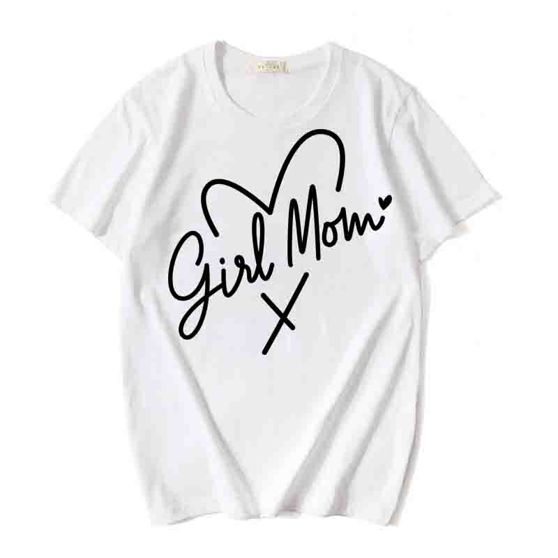 Girl Mom Mother Graphic Tee