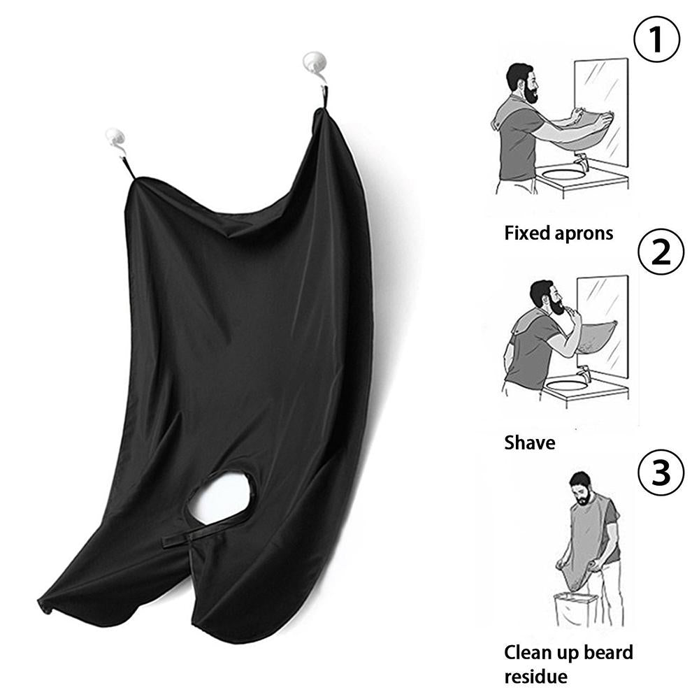 Male Beard Shaving Apron Care Clean Hair Adult Bibs Men Gift