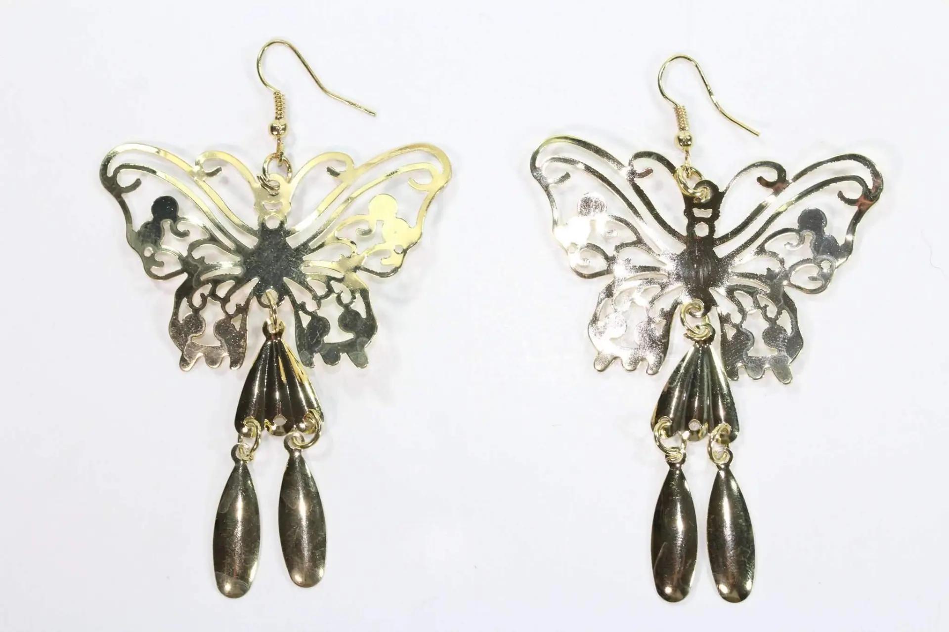 Golden Butterfly Earrings