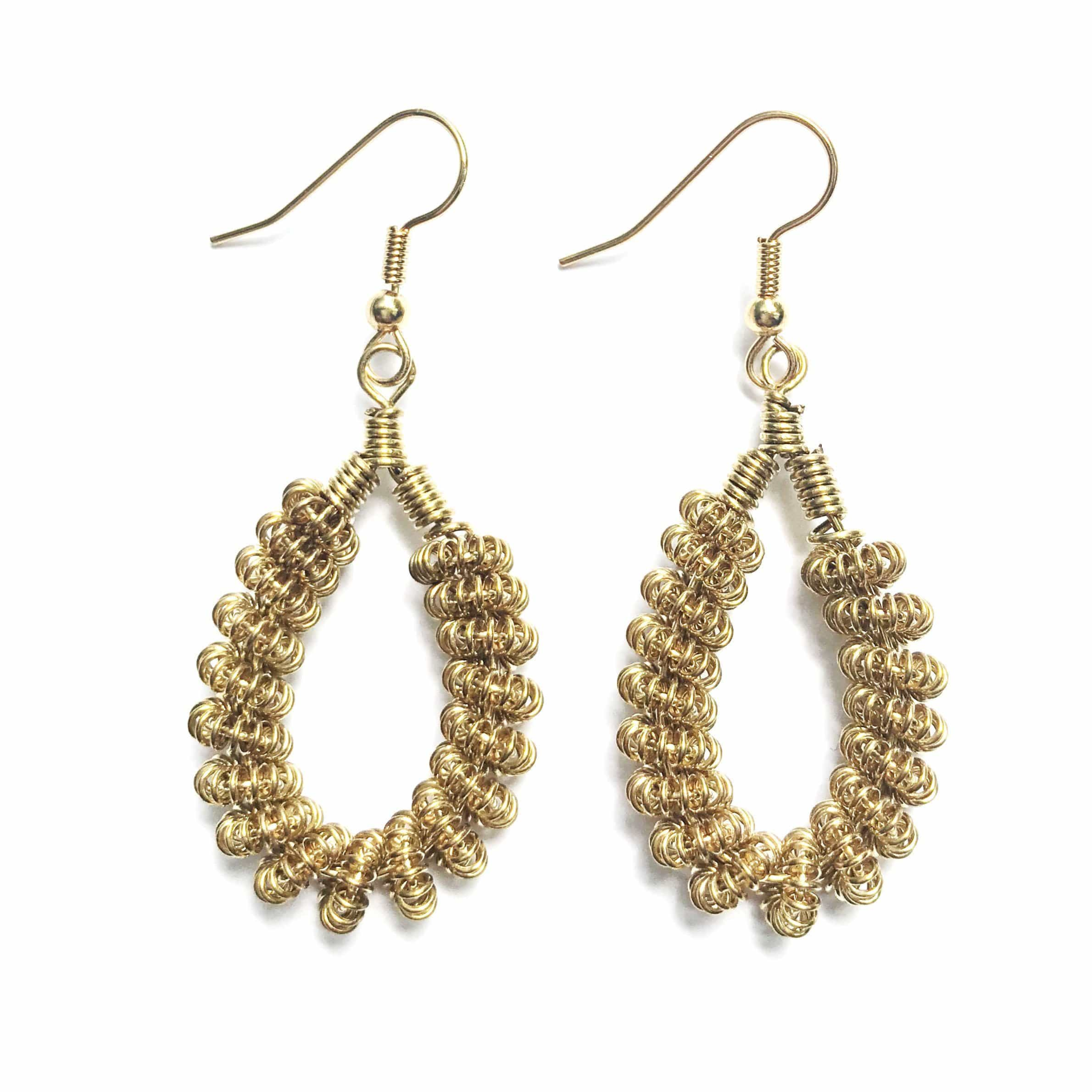 Gold Wire Earrings