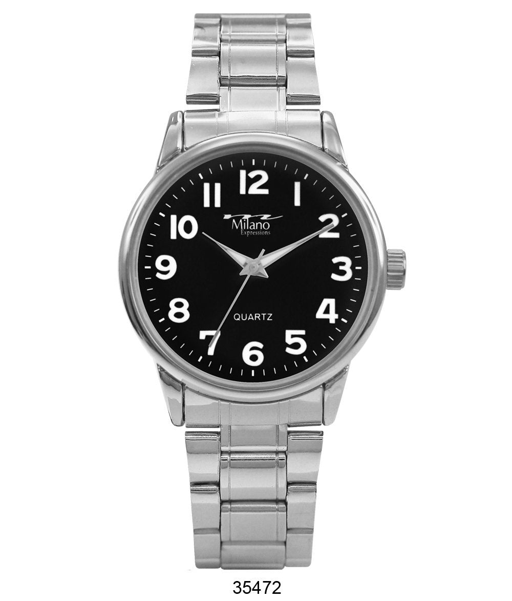 M Milano Expressions Watch with Metal Band, Kimball