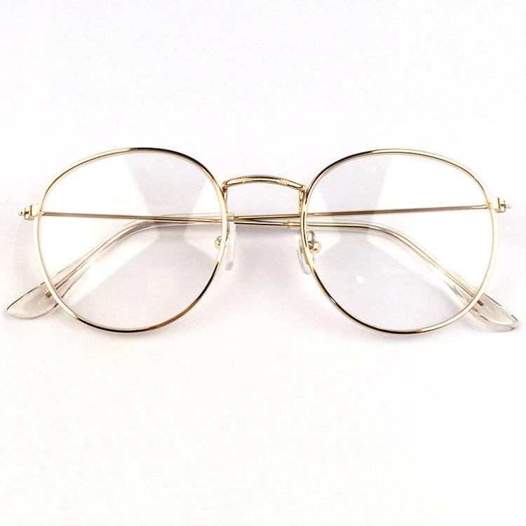 EP New Designer Woman Glasses Optical Frames Metal Round Glasses Frame