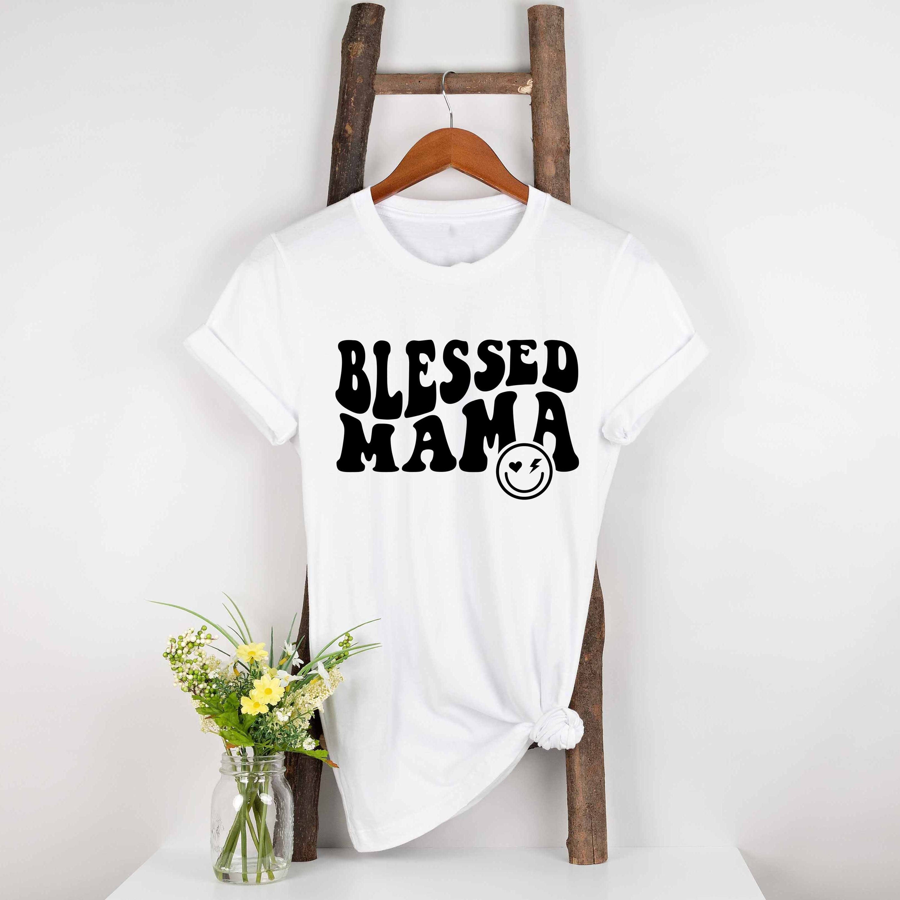 Blessed Mama Mother's Day Graphic Tee