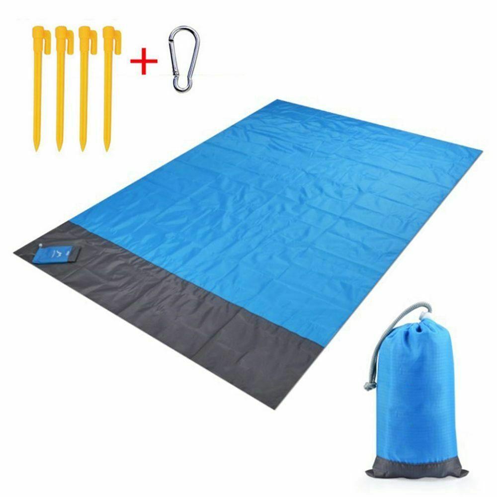 Pocket Picnic Waterproof Beach Mat Sand Free Blanket For Camping