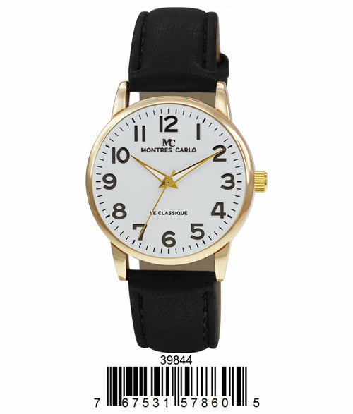 3984 - Vegan Leather Band Watch