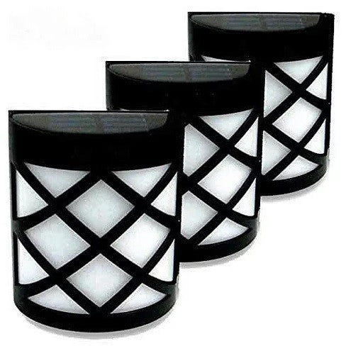 Spotlight Solar Wall Light,  Lattice Design