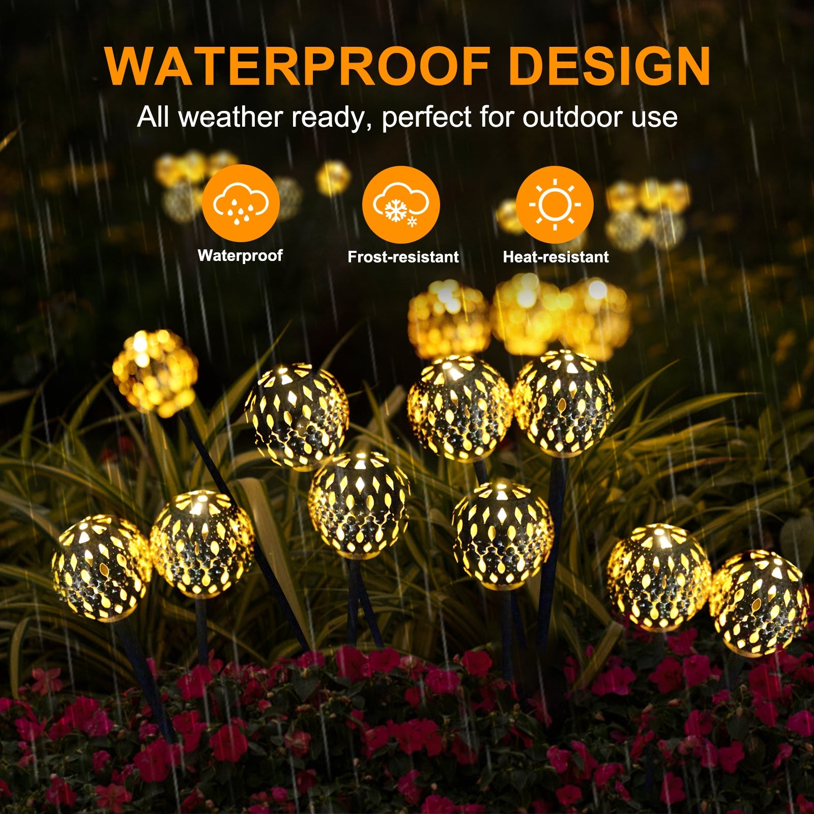 Solarera Solar Swinging Moroccan Lights, New Upgraded Waterproof 2