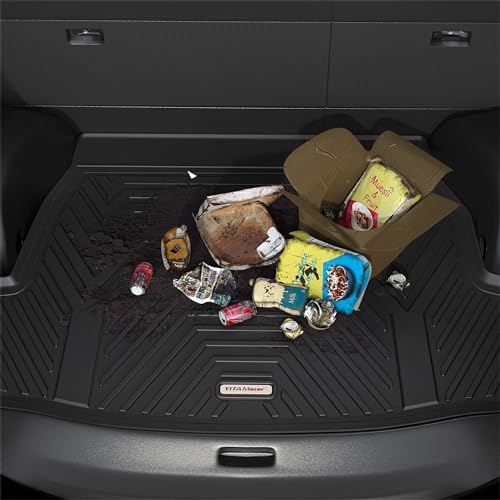 YITAMOTOR Cargo Trunk Mats Compatible with 2012-2016 Honda CR-V CRV, All Weather Protection Custom Fit Black TPE Cargo Liners