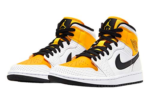 Nike Men's Air Jordan 1 Mid Se Basketball Shoes, Beige, 7 Women