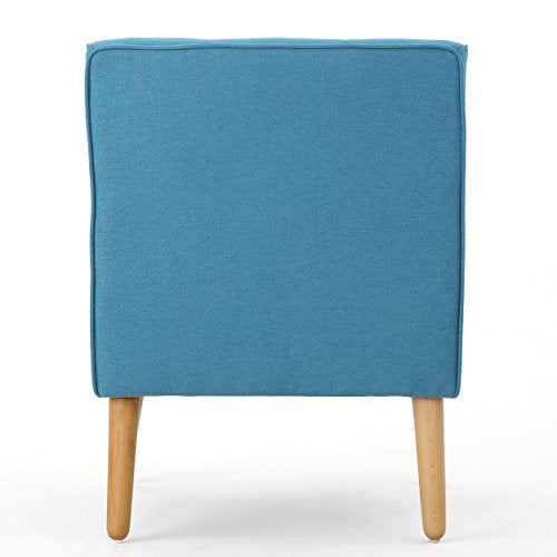 Christopher Knight Home Felicity Mid-Century Fabric Arm Chair, Teal 29.5D x 25W x 30.5H Inch