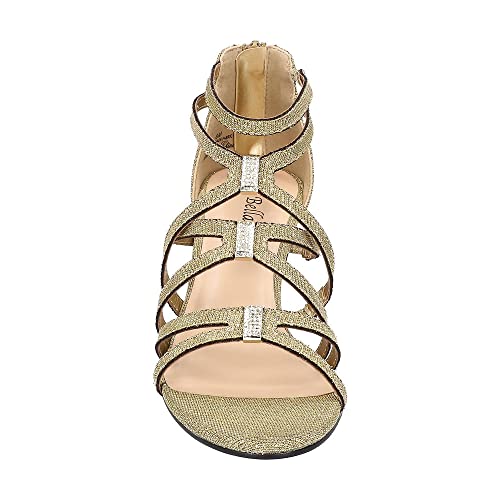 Bella Vita Karlette Womens Sandal 7 CD US GoldGlitter