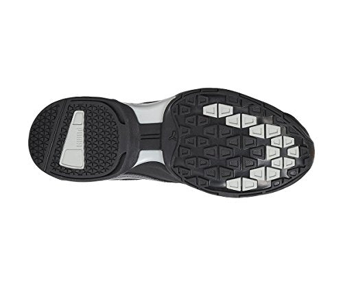 PUMA Men's Technical Sport Shoe Road Running, Black Black Silver, 11.5