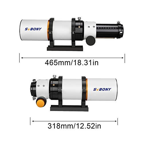 SVBONY SV503 Portable Telescope, 70ED F6 Extra Low Dispersion Optical Tube, Micro-Reduction Rap Focuser, for Astrophotography and Visul Astronomy