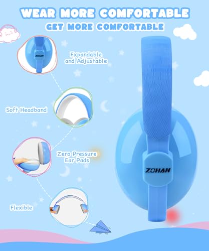 ZOHAN Baby Ear Protection - Upgraded Adjustable Noise Cancelling Headphones for Babies - Ages 3 Months to 3 Years